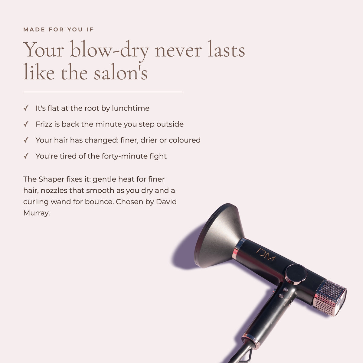The Shaper Hairdryer